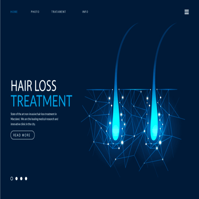 hair treatment landing pages